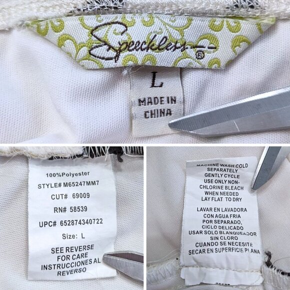 Vintage Y2K SPEECHLESS Leafy Green & Brown Ruched Mesh Overlay Mini Dress Size L - Picture 3 of 7